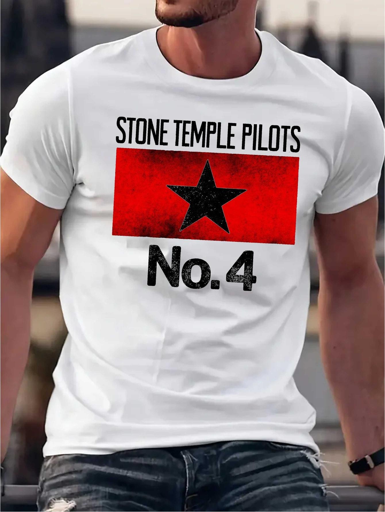 Stone Temple Pilots Graphic T-shirt - Navy Blue M