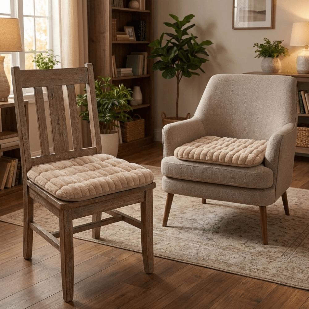 Anti-Slip Striped Seat Cushion Ultra Soft Non-Slip Cushion Decorative Chair Cushion  Winter Season
