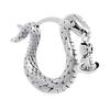 VIVIENNE WESTWOOD Albane Snake Saturn Přívěsek Mosazné Náušnice Unisex Náušnice Vintage-Stříbrné 62030090-02P017