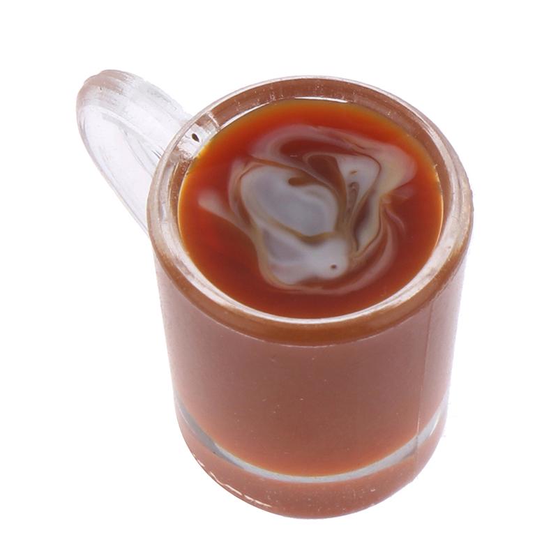 1Pc Dollhouse Miniature Accessories Decoration Mini Coffee Cup Drink Model Toy