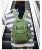 2025 Women's Fashion Textured Casual Backpack - Solid Color, Versatile for Commute & Travel