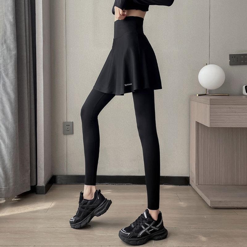 Women's 2024 High-End Yoga Set: Advanced Morning Run Jacket, Fitness Skirt, and Running Pants for Autumn/Winter