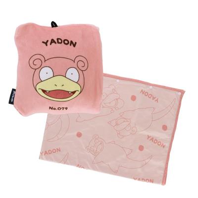 Travel Packable Blanket Gowell Travel Name Travel Convenient Travel Travel Accessories Pokémon Tag, Tag, Tag, Goods, (Pink (Slowpoke))