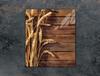 GLAS-SCHNEIDEBRETT 45x52 WEIZEN