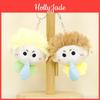 Adorable Porte-clés en Peluche Poupée Morveuse Jaune Mignonne Coton PP Peluche Courte Douce