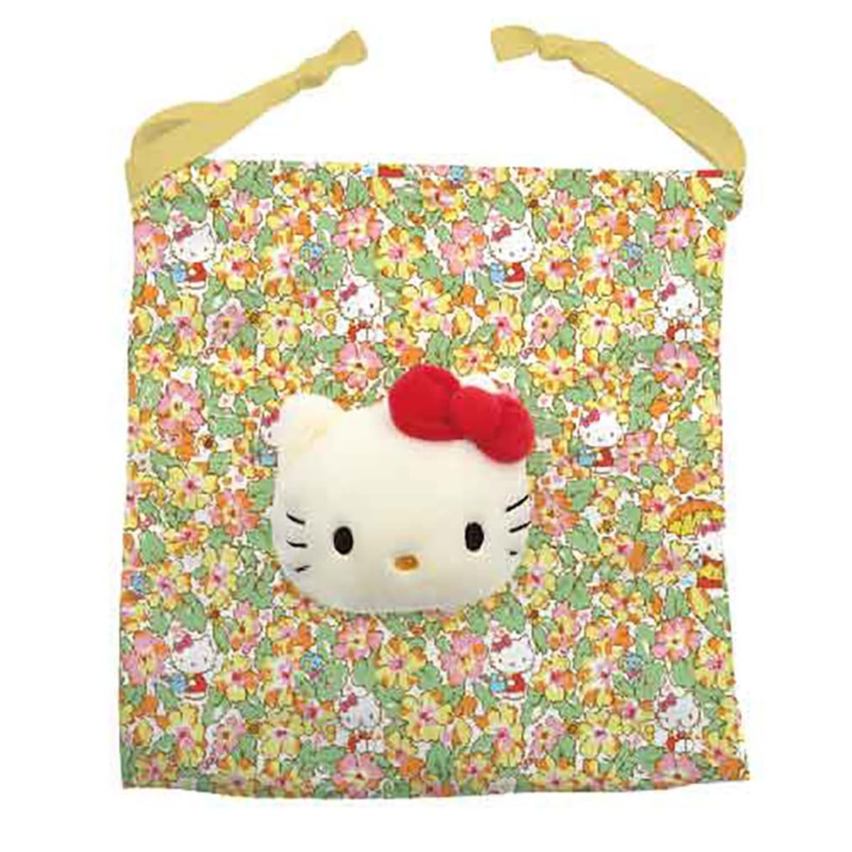 Корпорация Накадзима Ткани Liberty x Hello Kitty Мешок-мешок с завязками Лицо из флиса ЖЕЛТЫЙ 190437-24