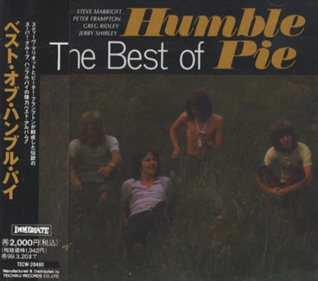 

CD HUMBLE PIE - The Best of Humble Pie TECW20480 TEICHIKU Japan ObiRock Б/У