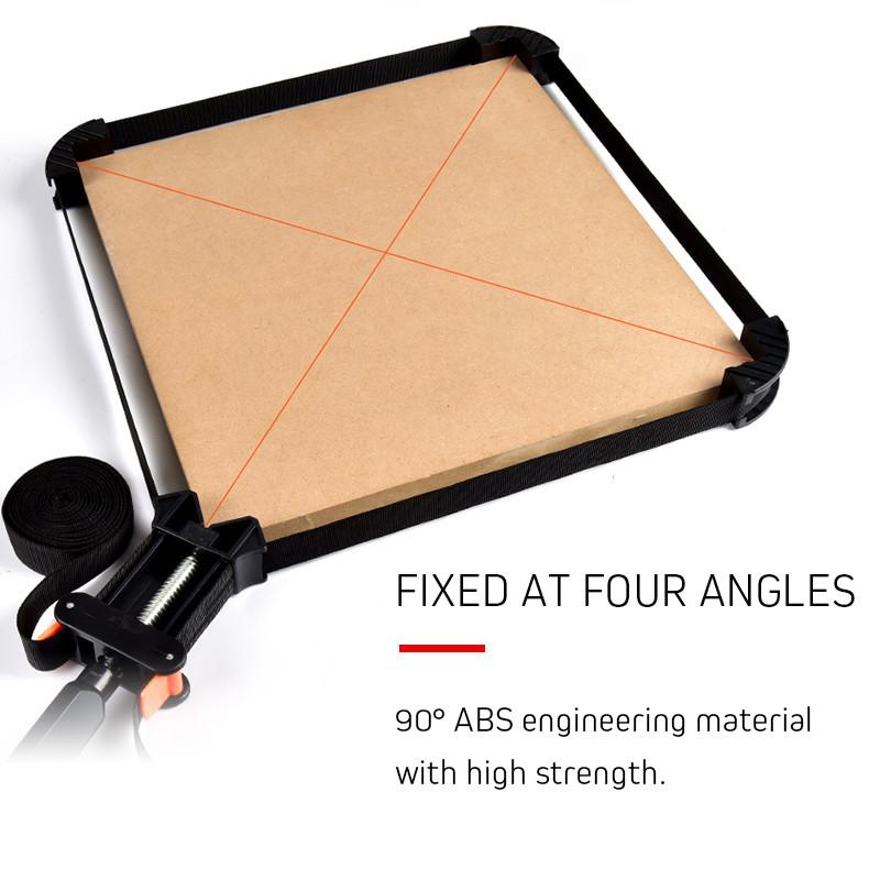 Multifunction Polygonal Belt Clamp Woodworking Quick Adjustable Band Clamp 90 Degrees Right Angle Corner Photo Frame Clips