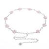Woman Chain Versatile Blue Thin Belt Summer Decorative Skirt Shirt Waist Slim Ins Trendy Metal Flower Chain Korean Version