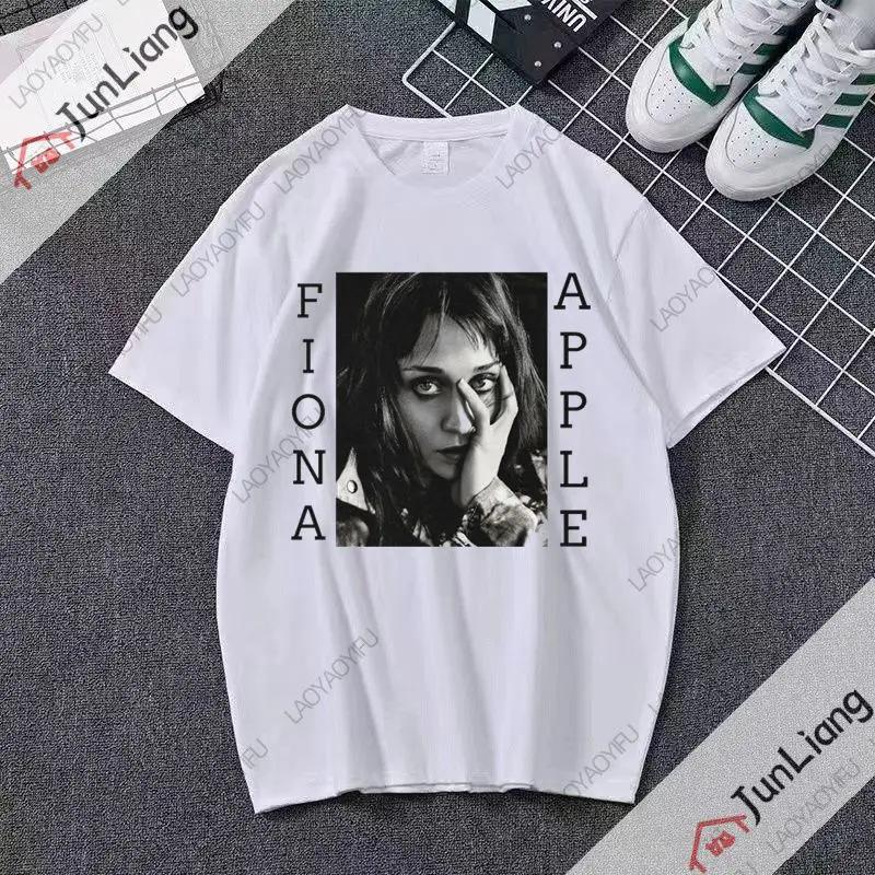 Fiona Apple Fetch The Bolt cutter Album Druckmuster T-Shirt Hiphop Streetwear Sommer Harajuku Shirt Top