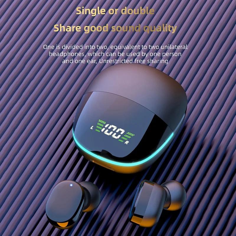 TWS G9S Bluetooth sluchátka Bezdrátová sluchátka HiFi Headset Vodotěsná Redukce hluku Sportovní sluchátka s mikrofonem Pro chytré telefony