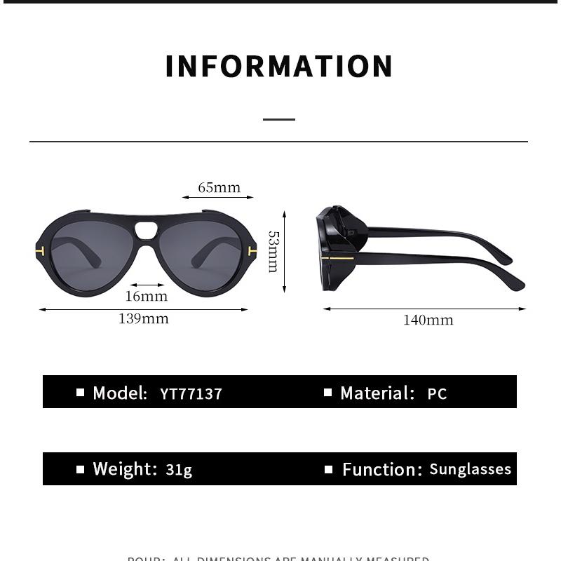 Double Bridges Sunglasses Male Female Vintage Candy Color Pilot Goggles Stylish Eyewear Women Outdoor Sports Trending Sun Eyeglasses