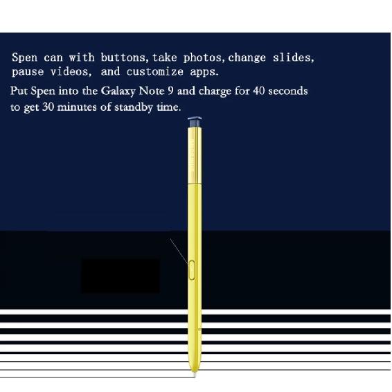 Samsung Stylus Note 9 Touch Stylus S Pen Note9 Replacement SM-N960 Bluetooth Pen EJ-PN960 With Retail Pack