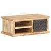 Day and Night - Day and Night Coffee Table with Door Solid Mango Wood 90x50x35 Cm