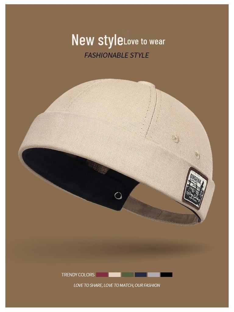 Retro Korean Melon-Skin Hat: Unisex Street Fashion for All Seasons