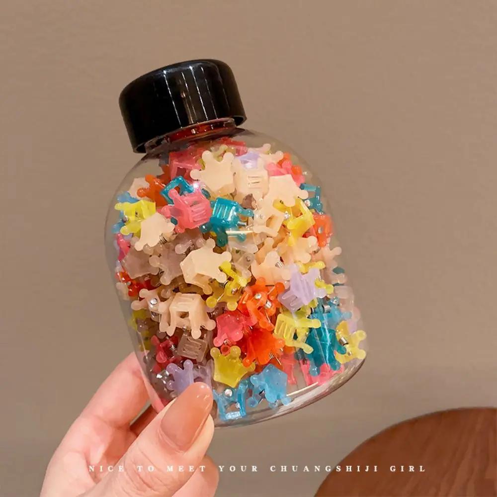 100pes/can girl baby bangs and broken hair tool  hair grabbing claw  baby small mini hair clip, hair grabbing accessory