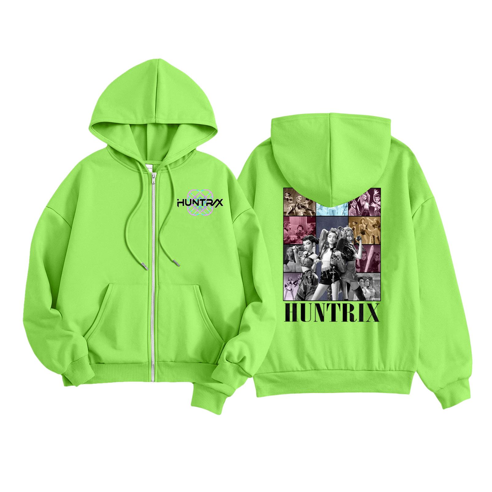 

Детская мода Женская легкая толстовка с длинным рукавом на молнии Толстовка с принтом и карманами 100