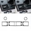 5Pcs Carbon Fiber Air Vent Outlet Cover Trim For Mercedes Benz C Class W204 New