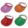 Cappello Estivo in PVC Visiera Parasole Sport All'Aria Aperta Viaggio Cappellino Traspirante Anti-UV