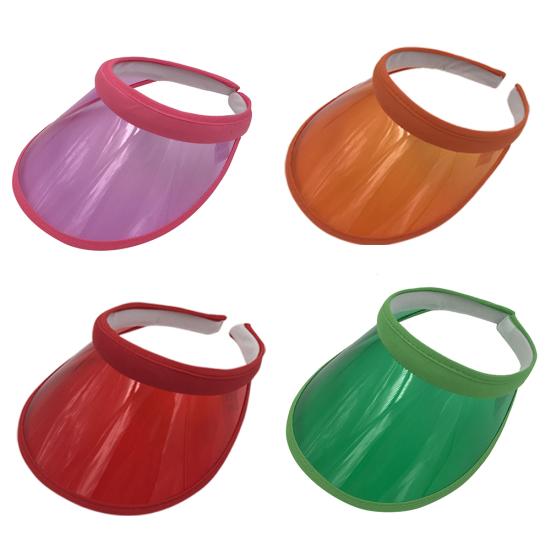 Cappello Estivo in PVC Visiera Parasole Sport All'Aria Aperta Viaggio Cappellino Traspirante Anti-UV