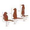 2024 Rusted Animal Silhouette Garden Flower Pot Decoration for Outdoor Courtyards and Grasslands