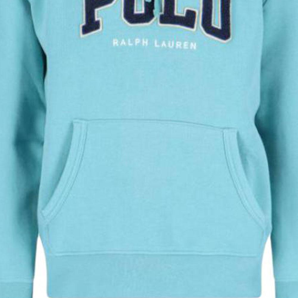 Polo Ralph Lauren Letter Embroidered Hooded Long Sleeve Sweatshirt Men Sweatshirt Blue 710959017-007