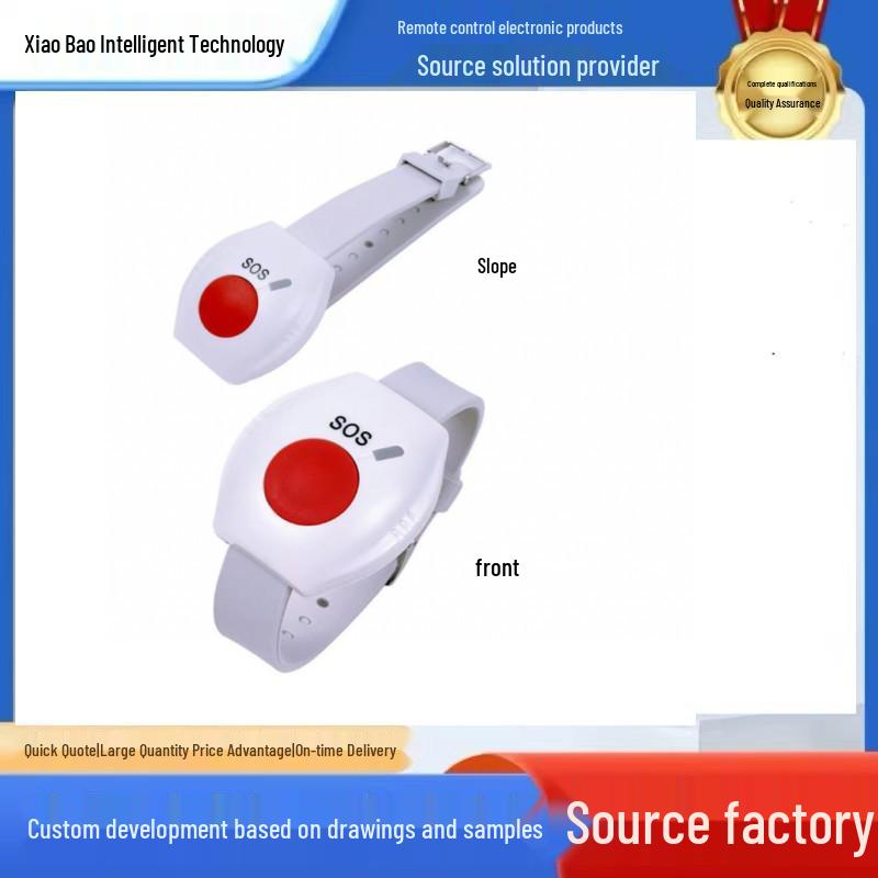 

Кнопка домашнього екстреного виклику SOS: Будильник у стилі годинника для ванної кімнати або домашнього використання 47x43x16 mm