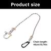 Plastic Pendant Keychain Art Engineering Design Unique Car Jewelry Decors Keychain Bolt Carabiner
