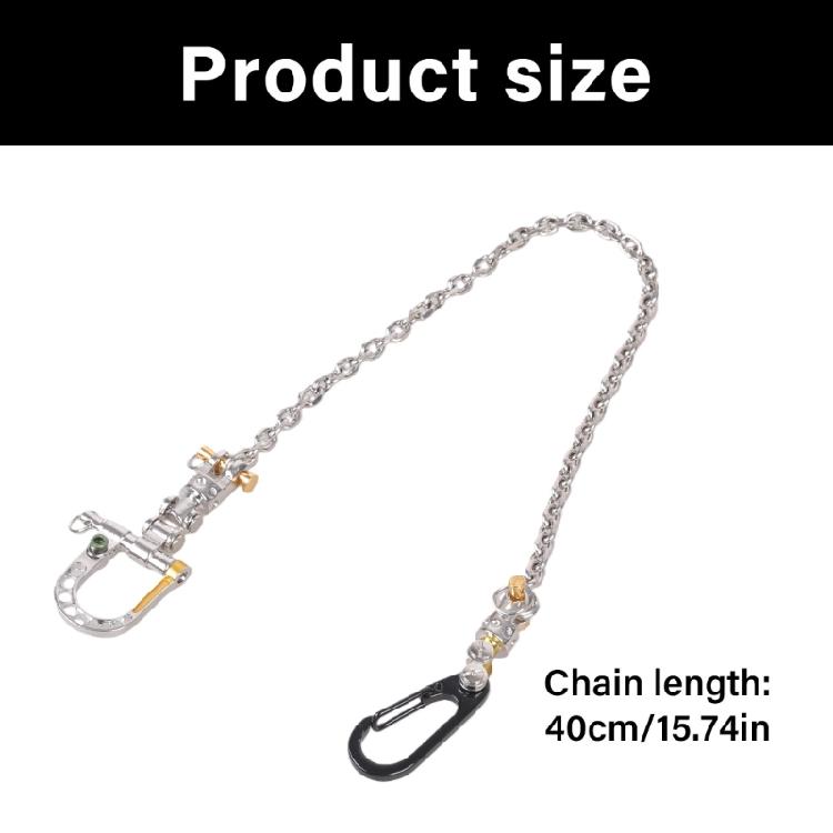Plastic Pendant Keychain Art Engineering Design Unique Car Jewelry Decors Keychain Bolt Carabiner