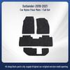 Wear-Resistant Nylon Floor Mats for 2019-2021 GAC Mitsubishi Outlander: Includes Front, Rear, and Trunk Mats.
