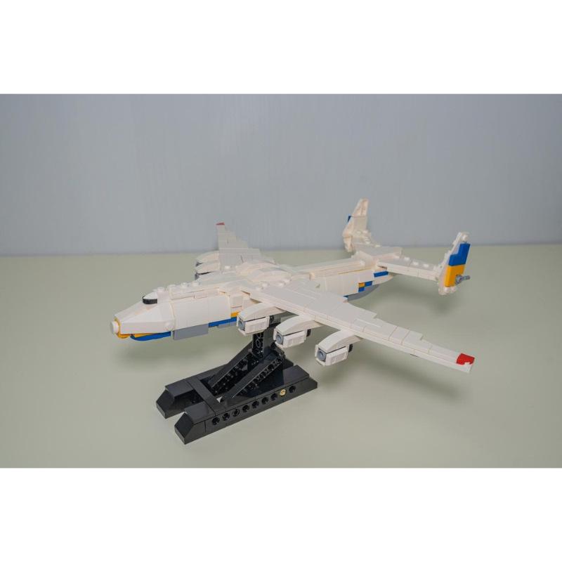 Platinum Brick BOBlock MOC-107147-2 Antonov AN-225  Dream  Transport Aircraft Model