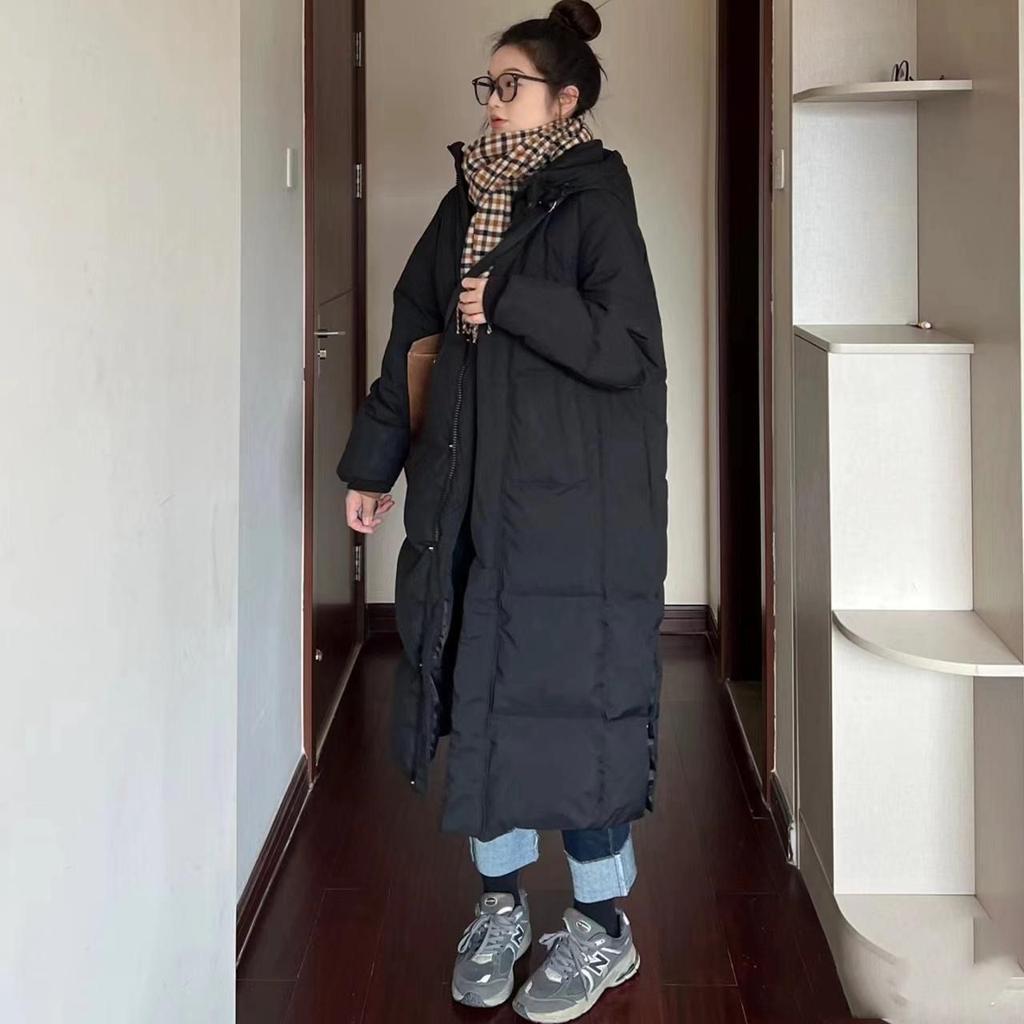 Zhongxi Down Jacket Women's Mid-length Winter New Thickened Knee-length Cotton Coat and Jacket