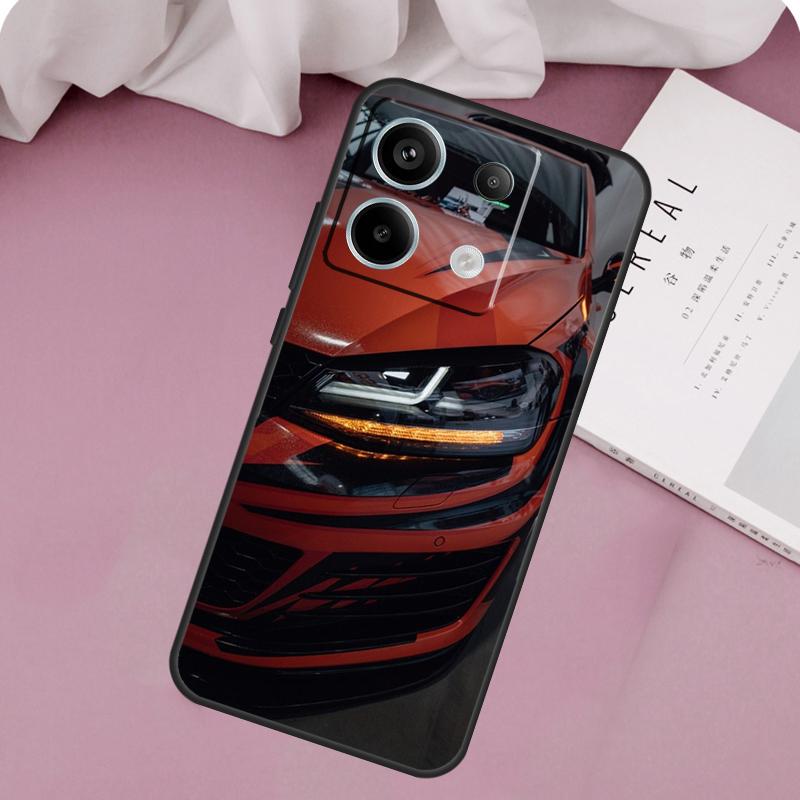 Sport Car Golf 7 Case For Redmi Note 13 Pro Plus 9 10 11 12 Pro 10S 11S 12S Redmi 12 9C 10C 12C 13C Cover