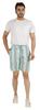 Inkmeso Casual Cotton Printed Shorts For Men’s Summer Elastic Waist Classic Everyday Shorts