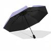 Unicorn Rainbow Automatic Opening/Closing Umbrella - Portable 3-Fold Design with 8-Bone Iron Frame, Perfect for Festivals and Everyday Use,