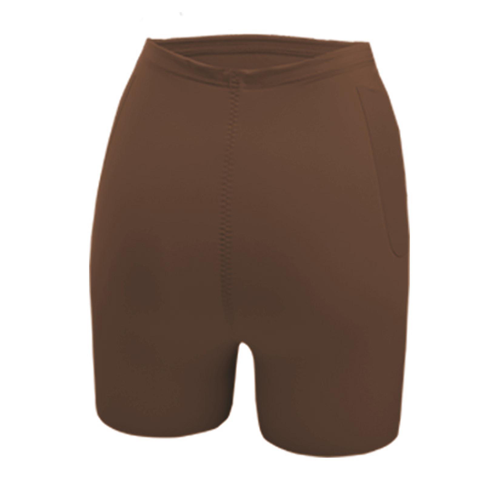 

Women s Underwear, High Waisted Seamless Safety Pants, Non Rolled Edges, Flat Corner Bottom, Safety Pants XL кавовий