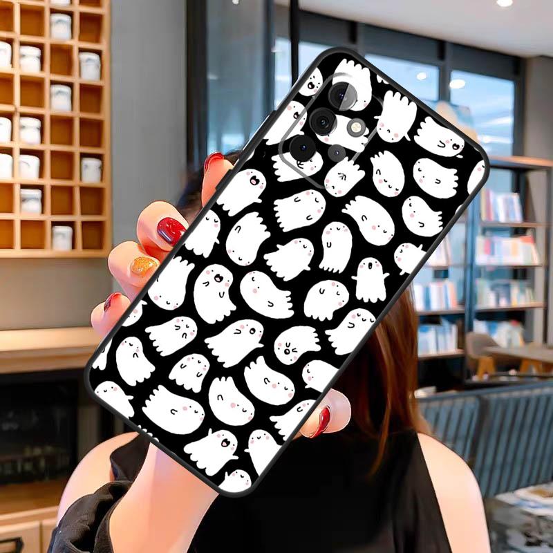 Halloween Spooky Ghost Case For Samsung Galaxy A14 A34 A54 A52S A12 A22 A32 A52 A72 A13 A33 A53 A73 A31 A51 A71