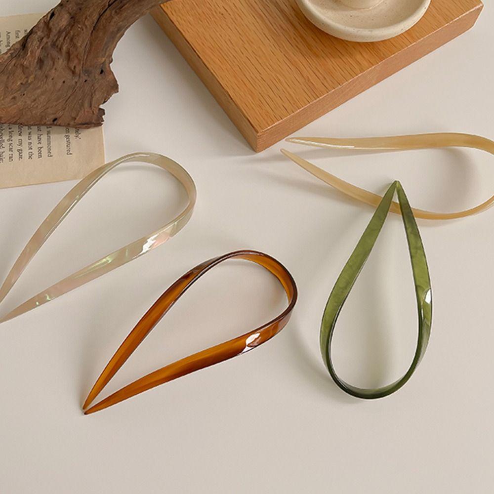 

Gift Photograph Props Chinese Hairpin Women Hair Accessories U Shape Hairpin Acetic Acid Hair Stick