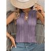 Letnia Modna i Elegancka Plisowana Kamizelka Damska z Dekoltem w Serek