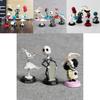 Nightmare Before Christmas Jack Skellington Figurines Set For Play Or Display