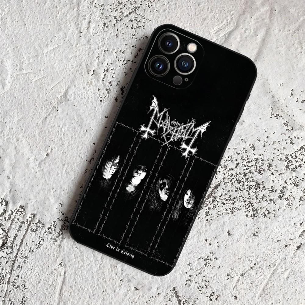 

Mayhem Live In Leipzig Burzum Phone Case for Iphone 15 14 13 12 11 Pro Max Xr X Xs Mini 8 Plus SE 2022 Black Soft Silicone Cover iPhoneXR