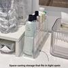 7-Slot Transparent Plastic Hand Cream Organizer Multi-Functional Makeup Holder for Home Office Bathroom Dressing Table Sorting