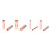 100Pcs 1/2.5/4/6Mm Copper Ring Terminal Wire Connection Tube Bare Cable Battery Terminals Connectors For Electrical Wiring