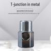 Metal Three-Way Water Inlet Reverse Osmosis Water Purifier Accessory for Home Use