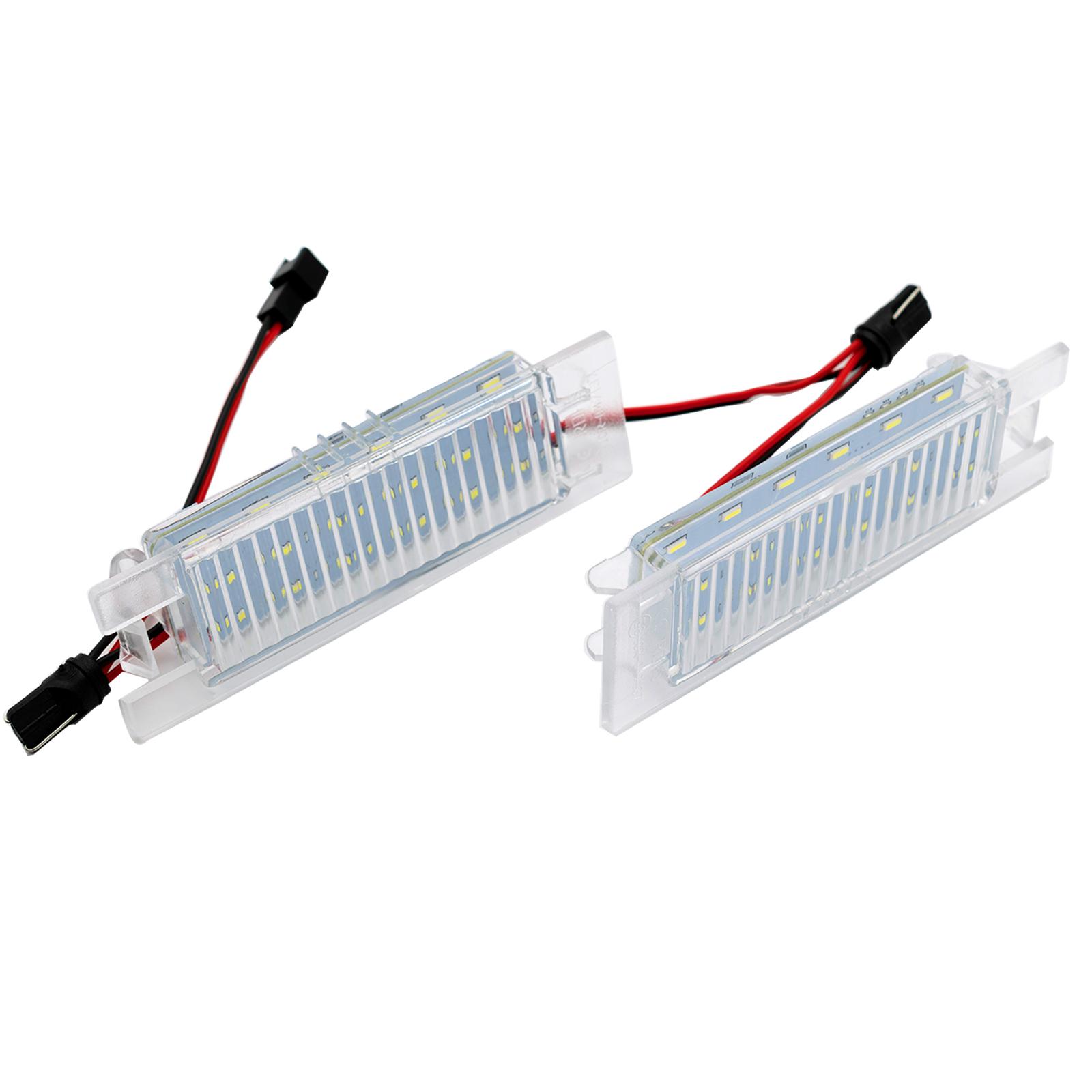 

2 шт. Canbus задний фонарь для номерного знака, автомобильный Стайлинг, мигалка для автомобиля, светодиодная для Opel Vauxhall Astra H Corsa D Insignia Zafira B белый