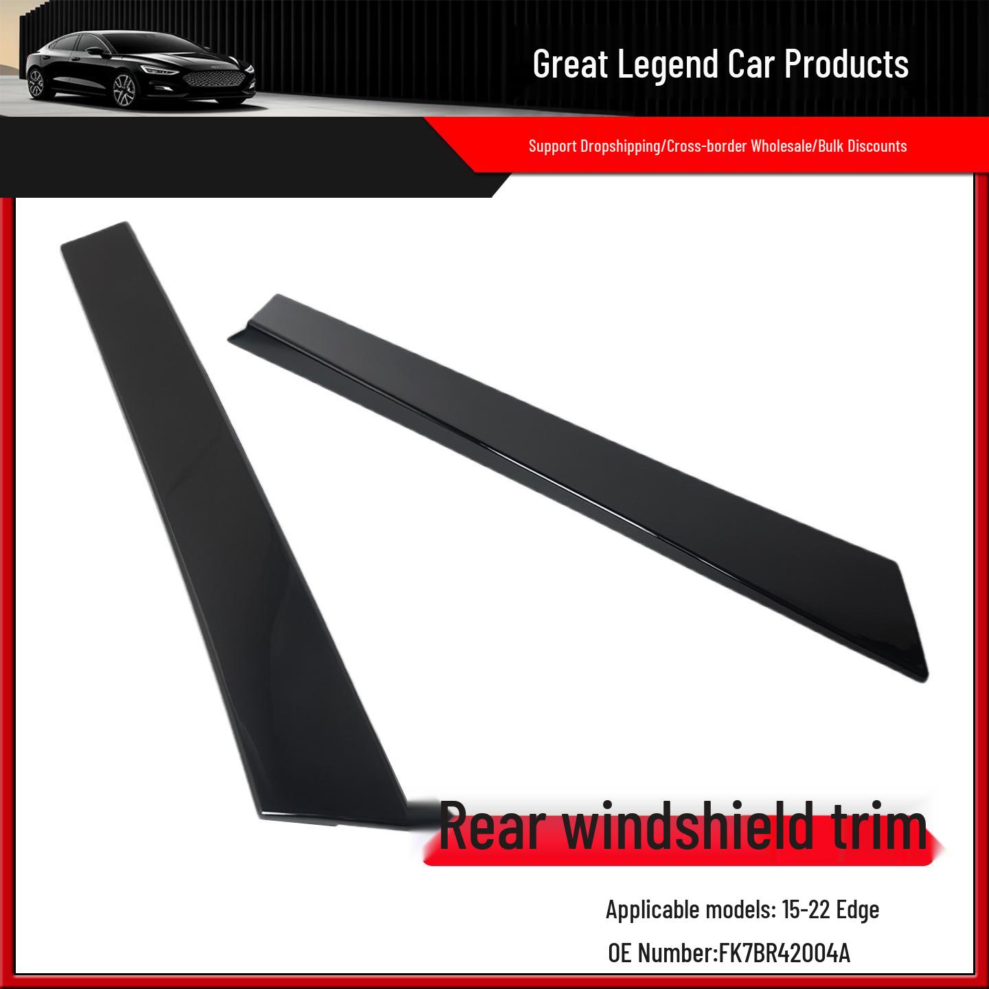 15-19 Edge Rear Windshield Decor Trim Panel FK7B R42004A Left Side