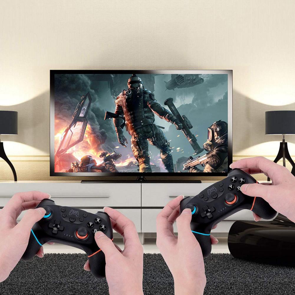 For Switch Pro Controller Gaming Controller Dual Vibration Bluetooth-Compatible for Switch