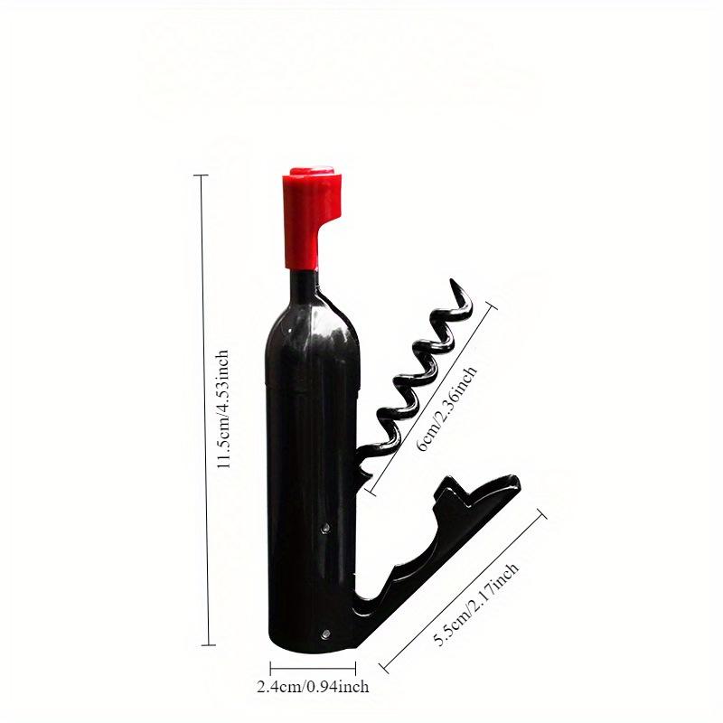 1PC Portable Refrigerator Sticker Bottle-shaped Red Wine Bottle Opener Multi-functional Beer Bottle Opener