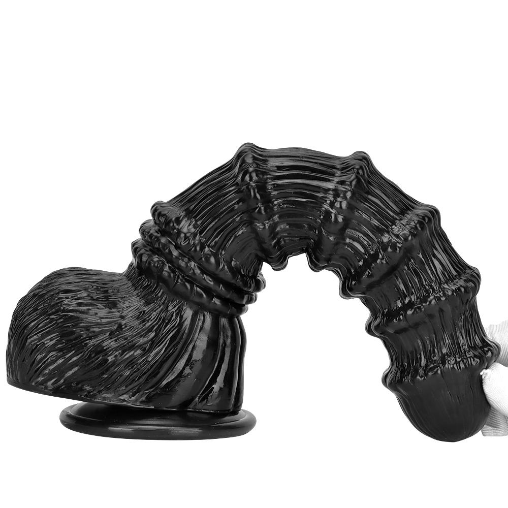 Black Horse Dildo Plug Dilator Masturbator Adult Sex Toy Realistic Penis Fisting Strap On Cock Big Dick PVC BDSM Pegging