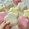 1Pc 9Cm Slow Rebound Star Flower Squishy Toy Kawaii Wet Soft Finger Suction Pinch Toy Stress Relief Fidget Decompression Toy.